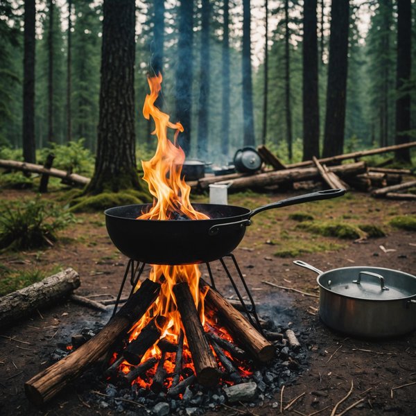Quelles sont les meilleures techniques pour cuisiner sans feu en camping?