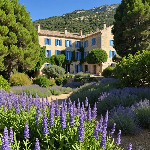 Où peut-on séjourner en Provence pour des vacances avec des ateliers de peinture sur soie et des randonnées en montagne?